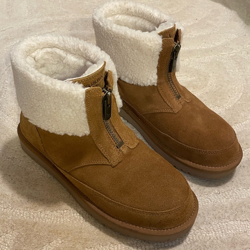 Koolaburra Brown Suede Winter Boots